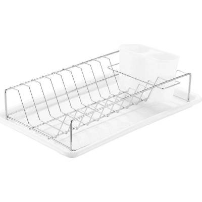 Kuchinox Prato sušák na nádobí 38x25x10 cm bílá-chrom EKC605A