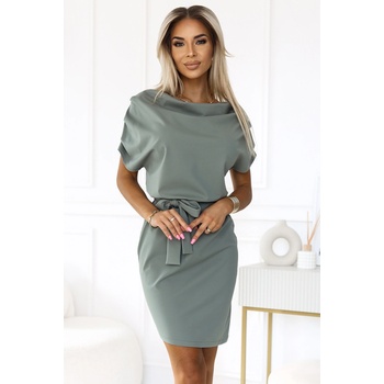 Numoco 240-4 Асиметрична рокля в зелен цвятnmc-2459 - Зелен, размер l