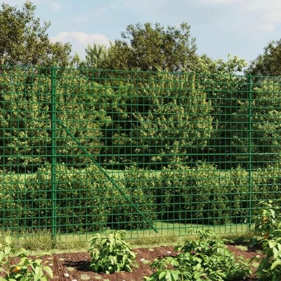 vidaXL Drátěný plot s kotevními hroty zelený 1,6 x 25 m