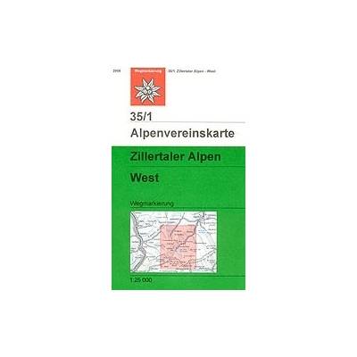 Alpenvereinskarte Zillertaler Alp. Mit. 35 2