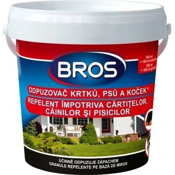 Bros Odpuzovač krtků psů a koček 350 + 100 ml