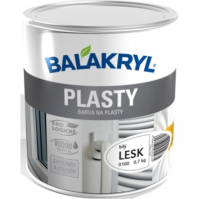 Balakryl PLASTY, 0,7 kg, Biely (0100)
