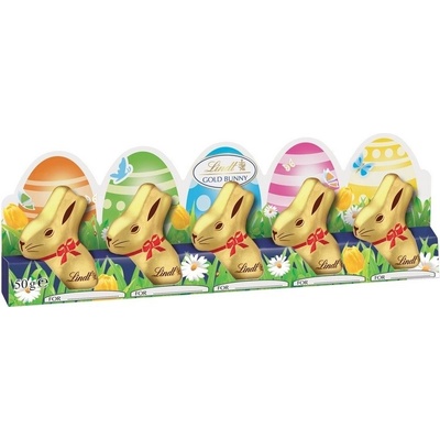 Lindt Zlatý zajíček Mini mléčná čokoláda 5 x 10 g