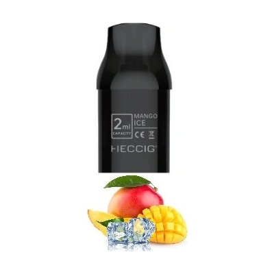 Heccig NUTRISTICK DV2 2x cartridge MANGO ICE ledové mango 15 mg