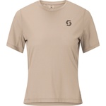 Scott Дамска тениска Scott Women's Tee Endurance Lt S/S Running shirt - Toast Beige (916-6369-0413)