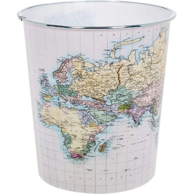6, 35 л кошче за боклук с карта на света