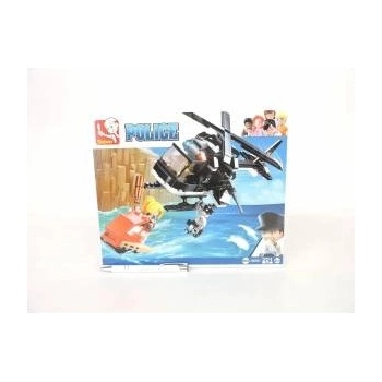 Mattel *blocks sluban police helicopter poscig 221 el
