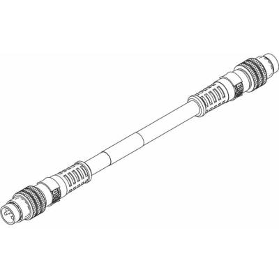 Molex upravený zástrčkový konektor pro senzory - aktory, 1203591002, piny: 4, 2.0 m, 1 ks