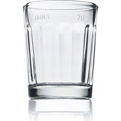 Rona Poháre na likér poháre na vodku poháre bezfarebné 24 x 20 ml