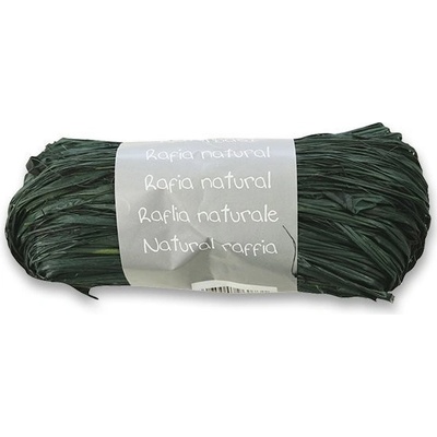 Dárkový provázek, 50 g, tmavě zelená