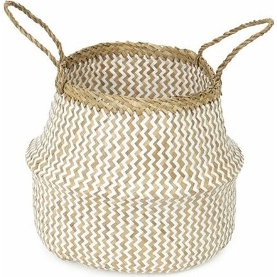 Compactor Prírodný košík z morskej trávy a papiera Belly M skladací 35 x 32 cm