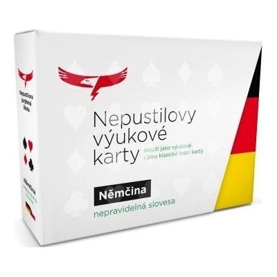 Nemčina výukové hrací karty nepravidelná slovesa
