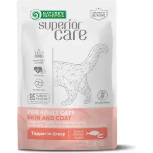 Nature's Protection Superior Care Skin and Coat Adult Cats Tuna & Shrimps пауч за котки с риба тон и скариди 70gr