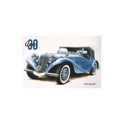 Plechová cedulke auta AERO, 150 x 100 mm