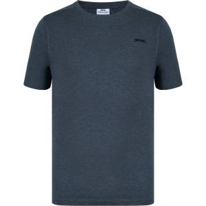 Slazenger Мъжка тениска Slazenger Plain T-Shirt Mens - Charcoal Marl
