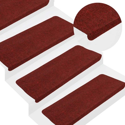 vidaXL Самозалепващи стелки за стъпала, 30 бр, сиви, 65x22, 5x3, 5 см (3365915)