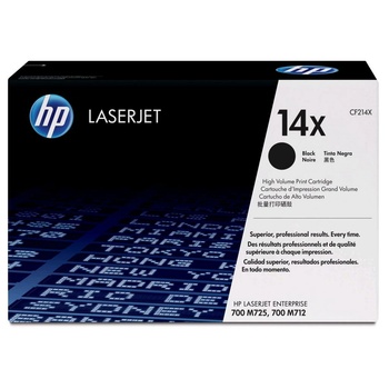 HP 14X High Yield Black Original LaserJet Toner Cartridge тонер касета 1 броя Оригинал (CF214X) (CF214X)