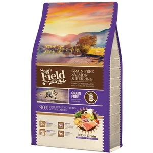 Sam's Field Grain Free Adult Salmon & Herring 2,5 kg