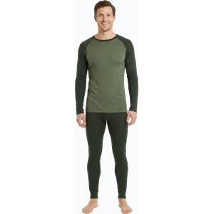 WOOLCANO Мъжки комплект термо бельо WOOLCANO Merino SET0978 khaki
