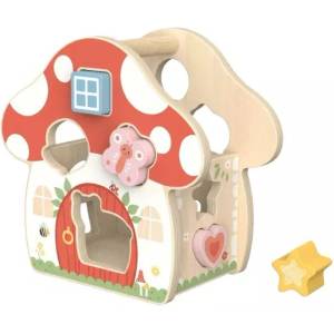 Tooky Toy Tooky Toy: Гъбена къща с форми за сортиране (TP520)