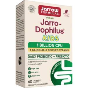 Jarrow Formulas Jarro-Dophilus Kids 1 Billion - Пробиотик за Деца | 60 chew tabs (8384)