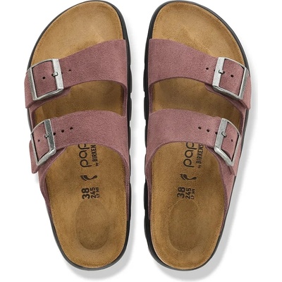 Birkenstock дамски чехли от велур Arizona Chunky Suede Leather (1033081)