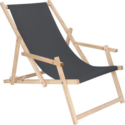 Springos Plážová stolička DC003 grafitová