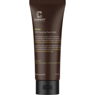 Canneff Green CBD Sleeping Face Mask 70 ml
