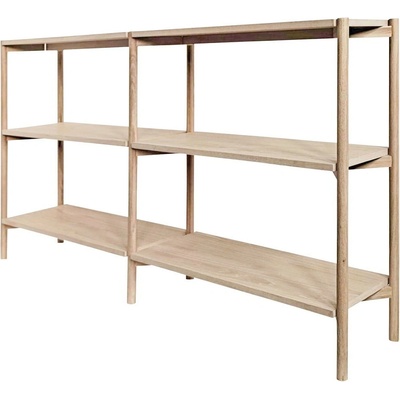 Actona Oxford knihovna přírodní 169x88.5x30 cm