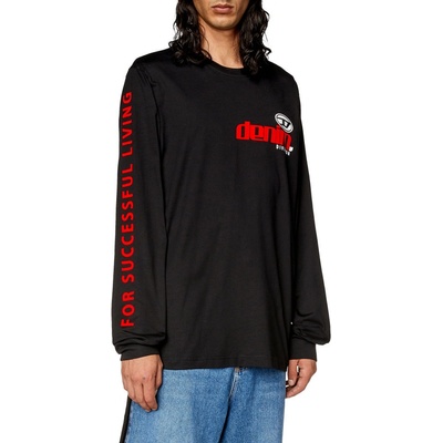 Diesel T-JUST-LS-L5 T-SHIRT černá