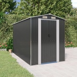 HABA Градинска барака антрацит 192x357x223 см поцинкована стомана (V3147451)
