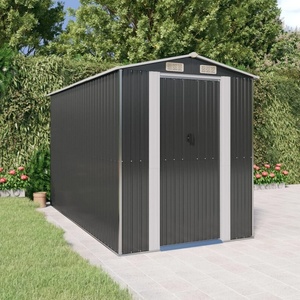 HABA Градинска барака антрацит 192x357x223 см поцинкована стомана (V3147451)