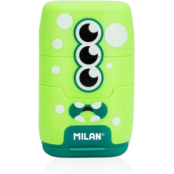 MILAN Острилка Compact Aliens, двойна, с гума, цвят асорти (1015200220)