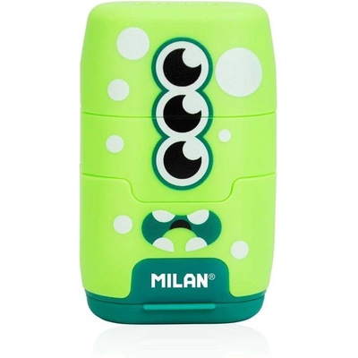 MILAN Острилка Compact Aliens, двойна, с гума, цвят асорти (1015200220)