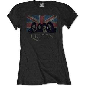 Queen Union Jack Vintage (Retail Pack) Black L Дамски Риза (QUTSP12LB03)