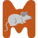 Small Foot drevené písmeno M