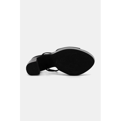 Naked Wolfe Кожени сандали Naked Wolfe Fire (Fire.Black.Leather)