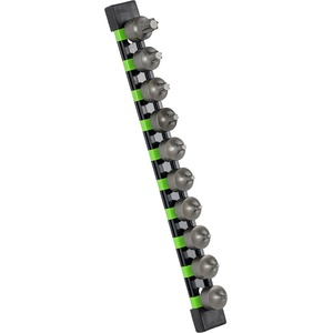  Комплект екстра къси torx на база 3/8, t10-t55, 10 броя, на шина държач, jbm 54546
