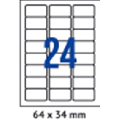 ЕТИКЕТИ A4 SPREE/CASSA 64/34MM No24 ОП100 ОБЛИ