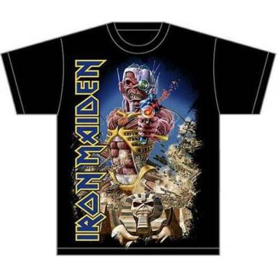 Iron Maiden tričko Somewhere Back in Time Black
