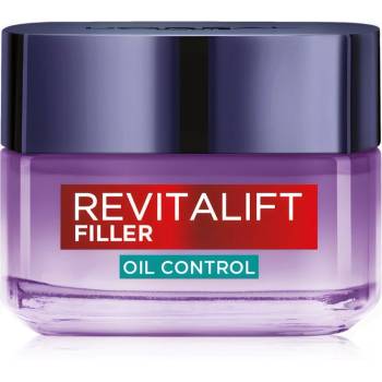 L'Oréal Revitalift Filler Oil Control дълбоко хидратиращ крем в дълбочина за смесена и мазна кожа 50ml