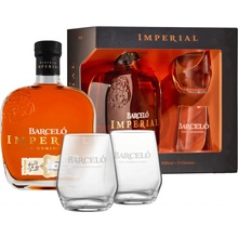 Barceló Imperial 38% 0,7 l (dárčekové balenie 2 poháre)