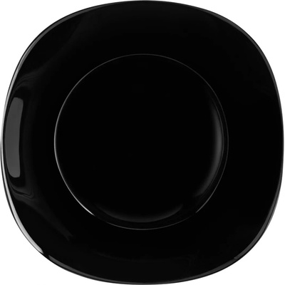 Mělký skleněný talíř Altom Design Black Harmony černý 27,5 cm
