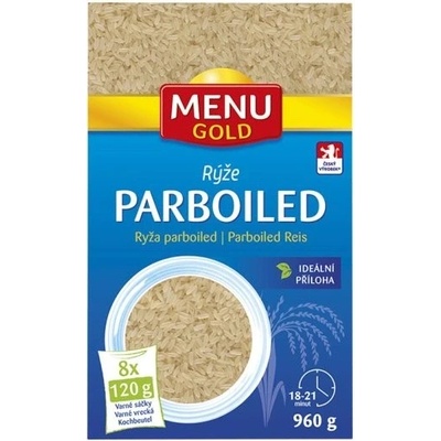Menu Gold rýže parboiled ve varných sáčcích 8 x 120 g