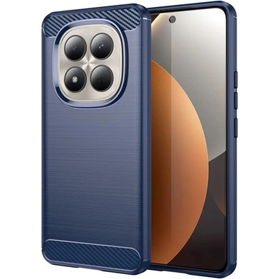 Gigapack Redmi Note 15 Pro 4G GIGAPACK Силиконов протектор за телефон, удароустойчив, карбонов модел, синьо GP-180663 (GP-180663)