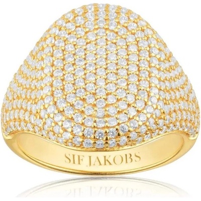 Sif Jakobs pozlacený prsten s kubickými zirkony Capizzi SJ R42240 CZ YG – Hledejceny.cz
