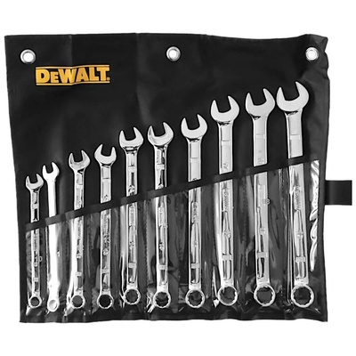 DEWALT Комплект гаечни ключове, комбиниран, 10бр. , 10-19мм