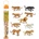 Safari Ltd Safari® Toob Диви котки 9 фигурки (S694604)