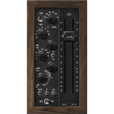 Universal Audio Helios Type 69 Preamp and EQ el. licence