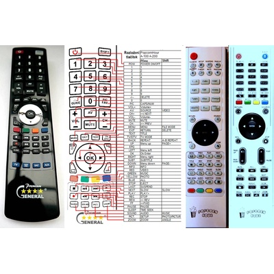GENERAL POPCORN HOUR IRK-200 - съвместимо дистанционно управление на марката General (IRK-200)